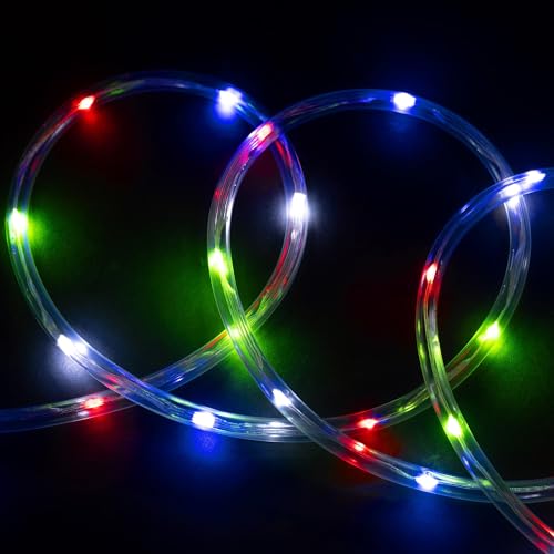 20ft Green LED Rope Light with Remote, Waterproof Outdoor Accent Lighting E76179