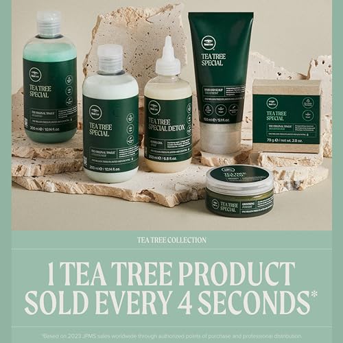 Tea Tree Shampoo for Oily Hair, Deep Cleansing Scalp Y547