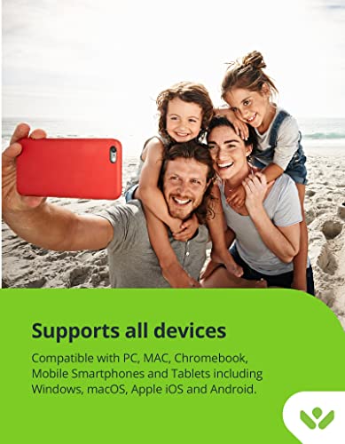 Antivirus Software 2024, 3 Devices, 1 Year Download for PC/Mac/Chromebook/Android/iOS N87766