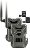 SPYPOINT Flex G-36 Cellular Trail Camera, 36MP Photos and 1080p Videos with Sound, GPS Enabled, Dual-Sim LTE Connectivity, 100' Flash & Detection Range with Lexar 32GB Micro SD Card (Pack of 2)