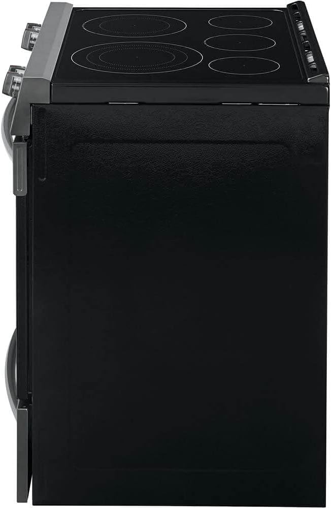 30" Electric Range with 5 Elements, Black Stainless Steel C928