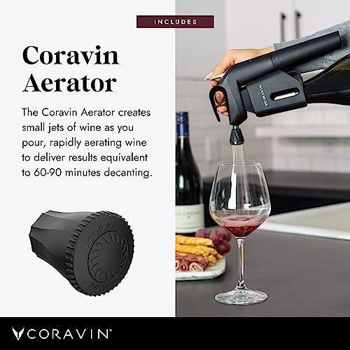 Wine Preservation System with Argon Capsules and Aerator E3526
