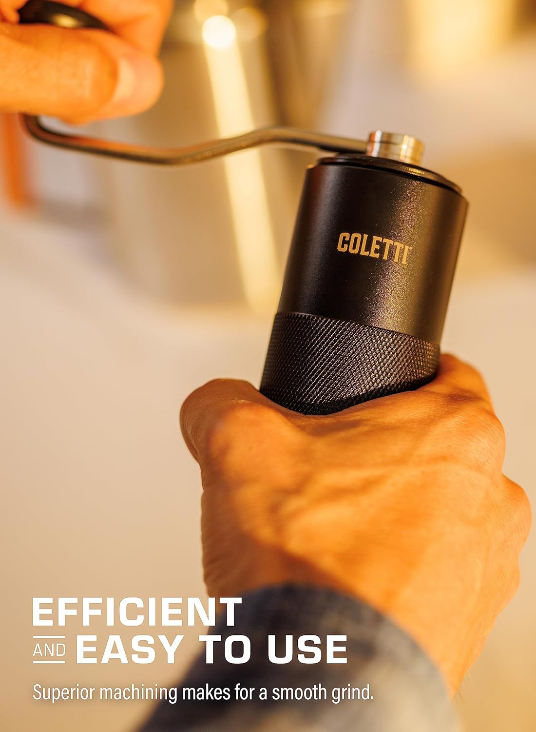 Manual Coffee Grinder for Camping, Hiking & Travel H8715