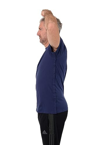 Post Surgery Shoulder Recovery Shirt with Snap Open Design S45378