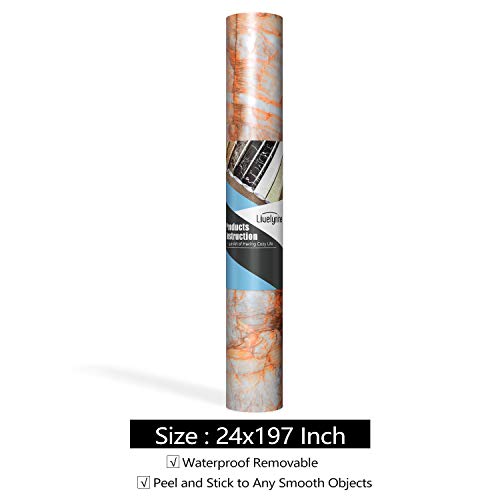 Teal Marble Peel and Stick Wallpaper for Countertops Z74998