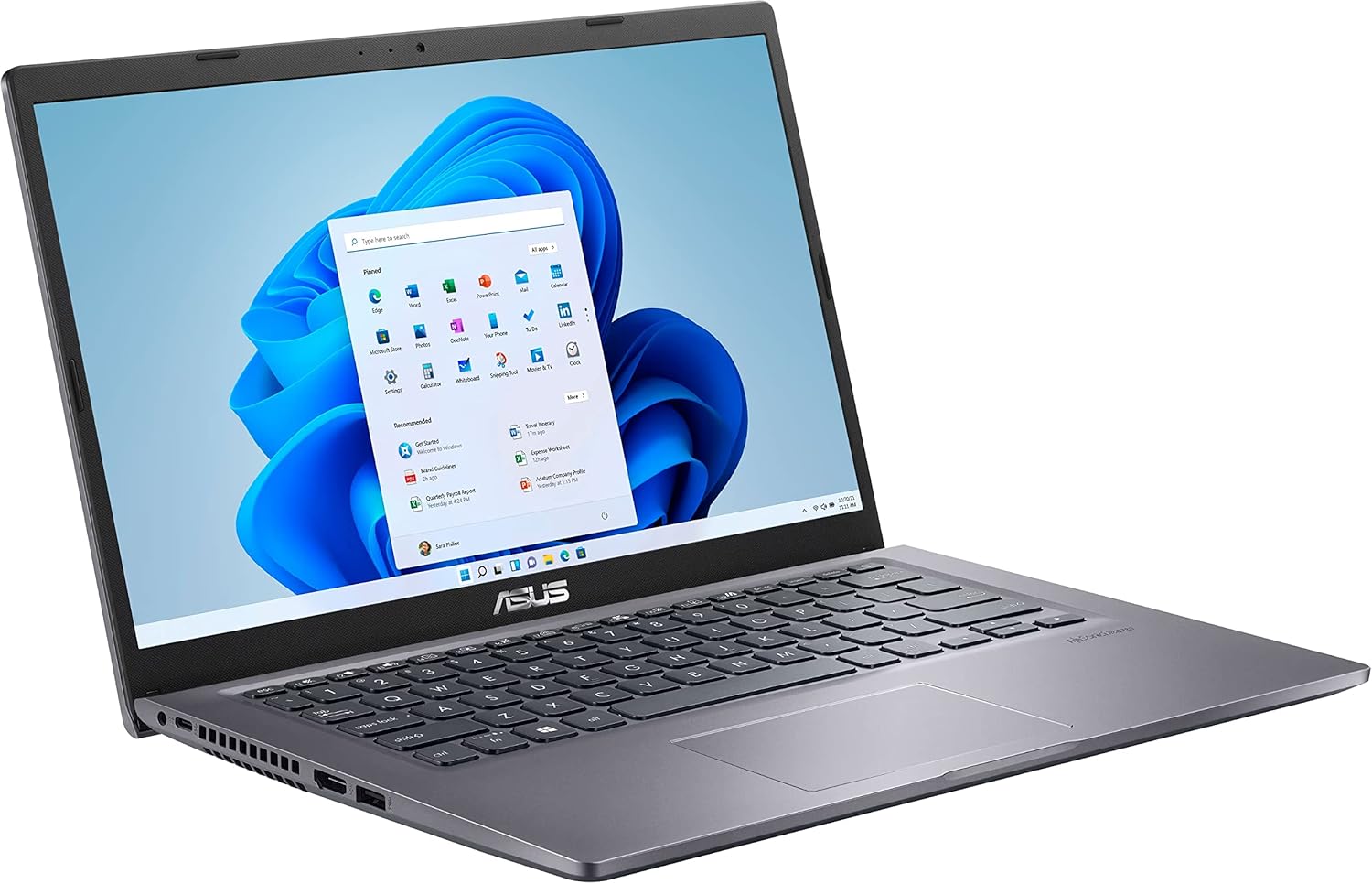 14" Thin and Light Laptop, AMD Ryzen 3, 8GB RAM, 128GB SSD, Win 11 Z492