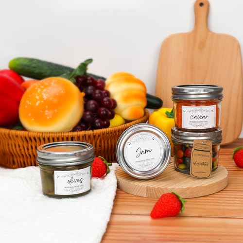 Wide Mouth Glass Mason Jars 12 Pack with Airtight Lids W48688
