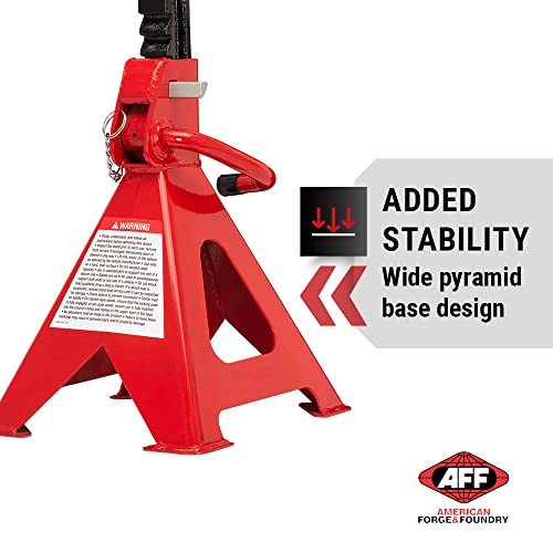 6 Ton Ratchet Style Jack Stand Set - Pair W839436