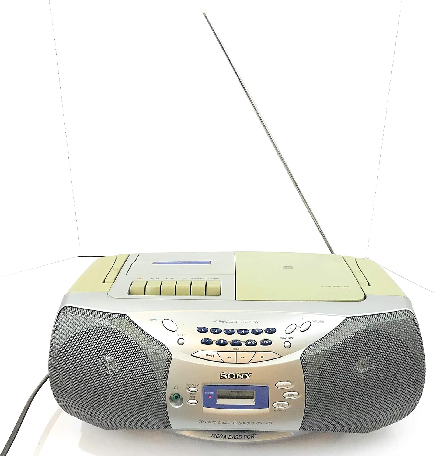 Portable AM/FM/CD Cassette Boombox M511