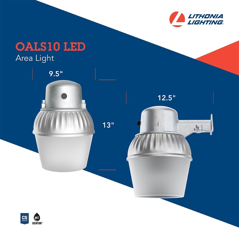 Outdoor LED Area Light with Photocell Dusk-to-Dawn G7037