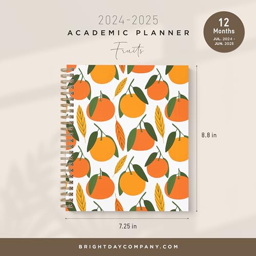 Yearly Monthly Weekly Daily Planner, Spiral Bound, June 2023 - July 2024 Z4077