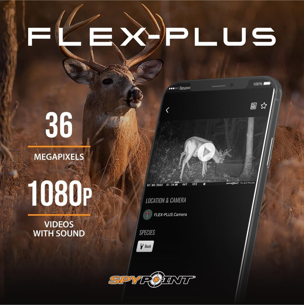 Cellular Trail Camera, 36MP Photos and 1080p Videos with Sound, GPS-Enabled, Dual-SIM LTE K713