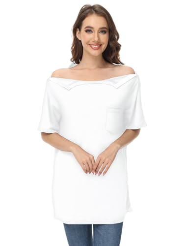 Snap Post Shoulder Surgery Shirts for Rotator Cuff Recovery M190011