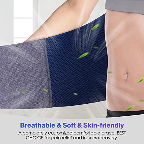 Back Support Brace, Adjustable Lumbar Support for Pain Relief J728