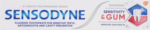 Sensitivity & Gum Whitening Toothpaste for Sensitive Teeth, 3.4 oz (Pack of 2) K398