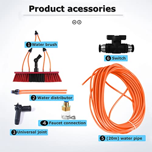 Water Fed Pole Kit for Window and Solar Panel Cleaning, 12Ft-36Ft G747803