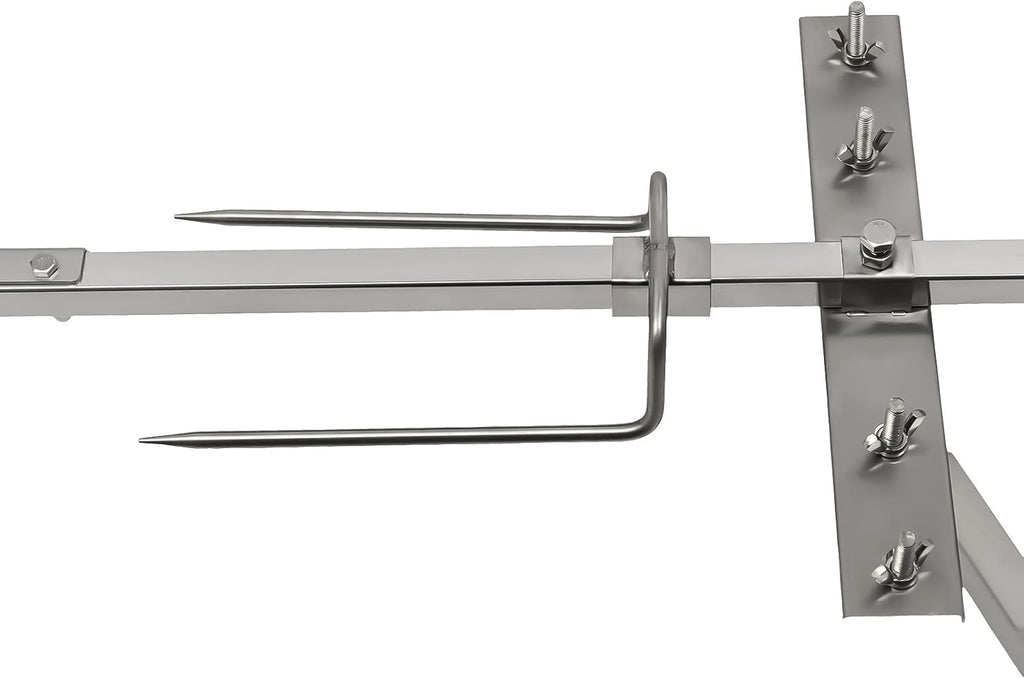 Electric Rotisserie Grill with Adjustable Height for Outdoor BBQ R63250
