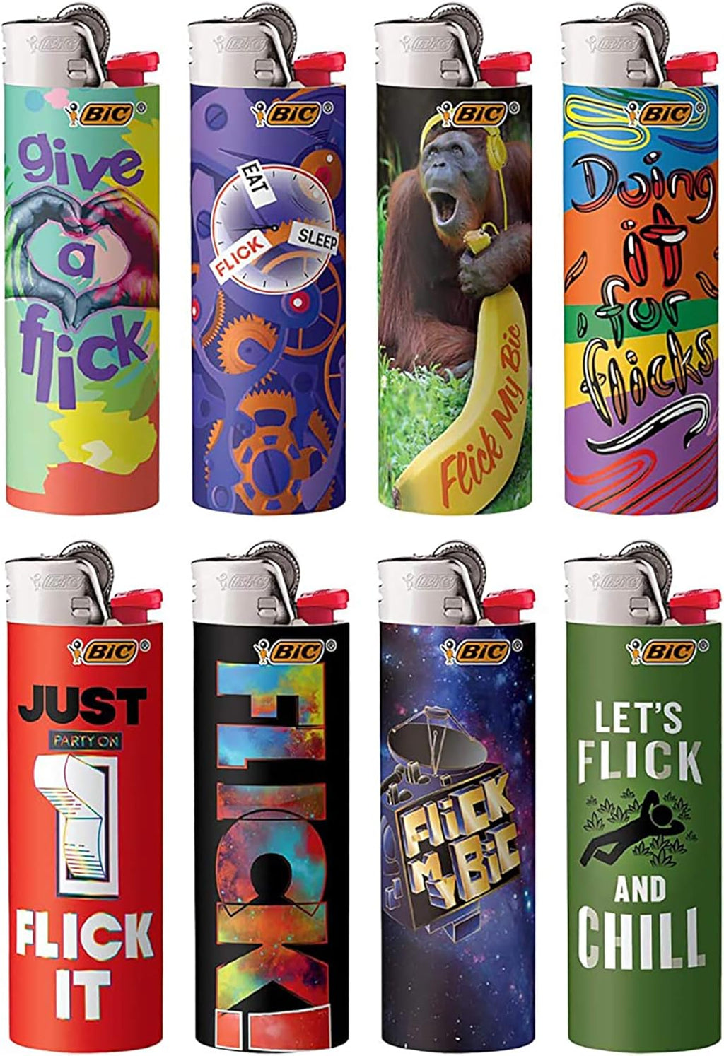 Lighters, Set of 8 A317207