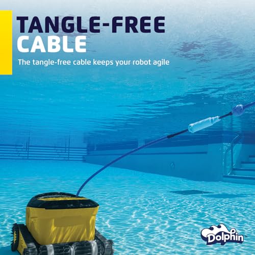 Automatic Robotic Pool Vacuum Cleaner with Remote Control and Caddy E87277
