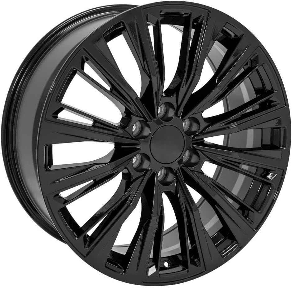 22 inch Rims 22x9 Black Set for Escalade Silverado Tahoe Sierra Yukon F289