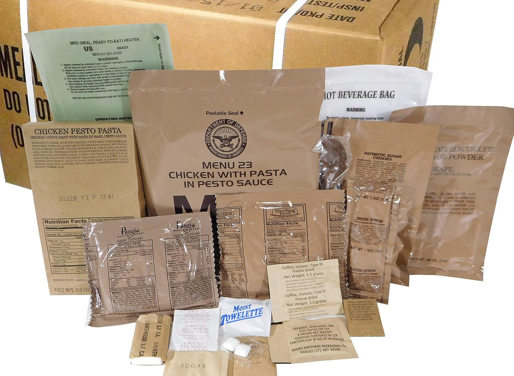MREs Meals Ready-to-Eat Box B, Menus 13-24 A5070