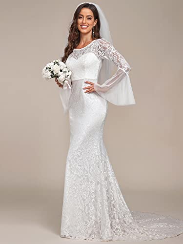 Sweetheart Lace Applique Mermaid Wedding Dress G12162