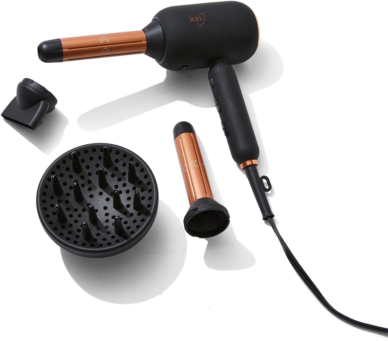 ion Luxe 4-in-1 Autowrap™ Airstyler - Interchangeable Hair Dryer & Curler for All Hair Types