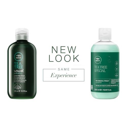 Tea Tree Shampoo for Oily Hair, Deep Cleansing Scalp Y547