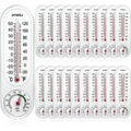 Frienda 20 Pcs Indoor/Outdoor Thermometer Hygrometer Temperature Humidity Meter Gauge Monitor Hygrometer Thermometer with Celsius/Fahrenheit(℉/℃) for Greenhouse Cellar (Classic Style)
