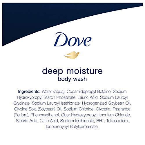 Deep Moisture Hydrating Body Wash for Dry Skin, 22 oz (Pack of 2) Y7256