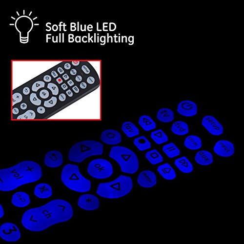 Universal Remote Control for Smart TVs, Streaming Players, Blu-Ray and DVD B91583