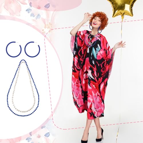 Halloween Women Costume Set with Dress Wig and Accessories L36158