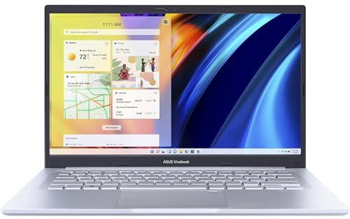 ASUS Vivobook X1402ZA 2023 Business Laptop 14" FHD IPS 12-Core Intel i7-1260P 16GB DDR4 512GB SSD Intel Iris Xe Graphics Wi-Fi 6 Backlit Keyboard Fingerprint Windows 11 Home w/ONT 32GB USB