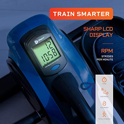 Under Desk Elliptical Exercise Machine - Motorized Pedal Exerciser for Home Workout E850