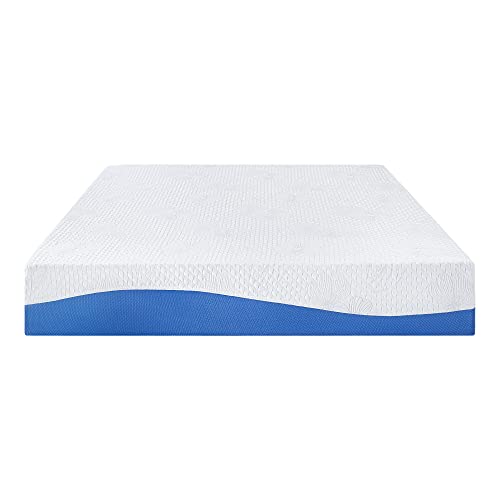 King Size 10 Inch Gel Memory Foam Mattress, Medium Firm D17740