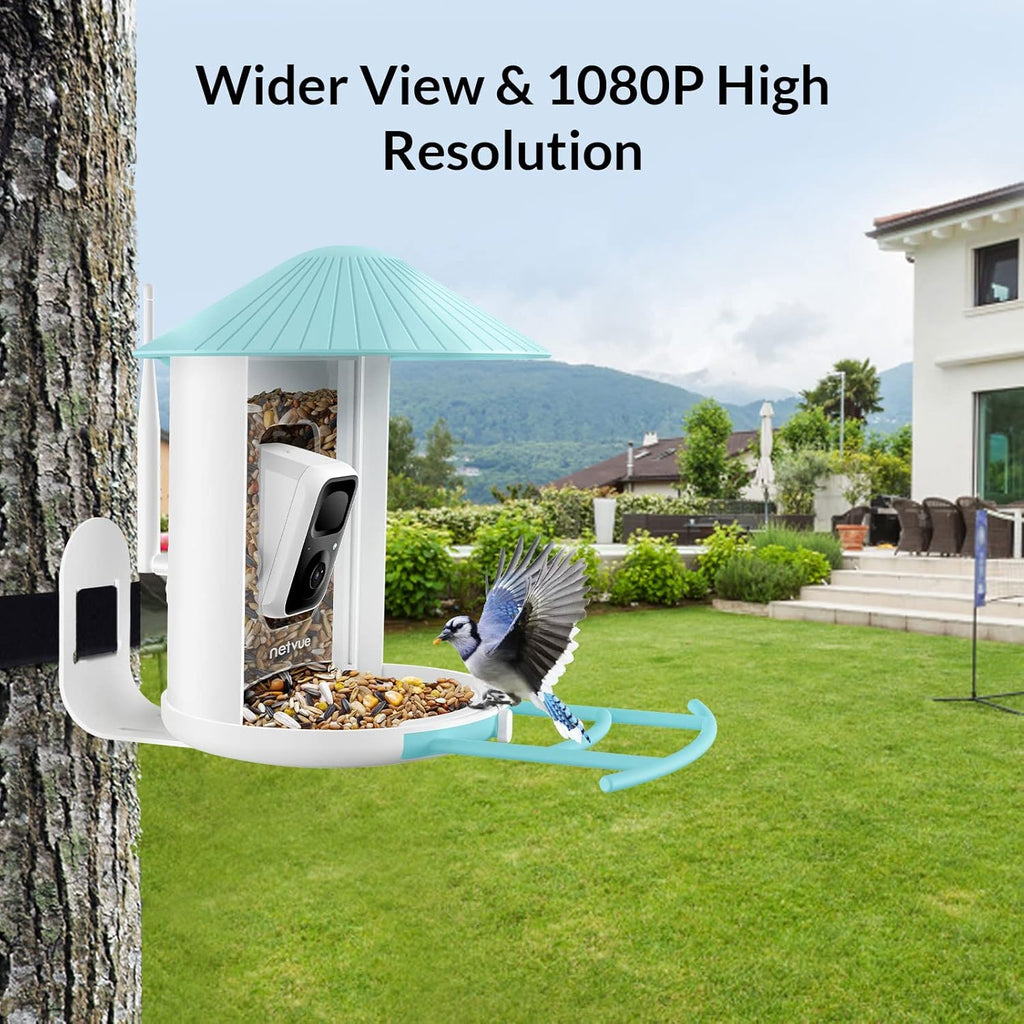 Bird Feeder Camera with Solar Power and Perch Extension S895940