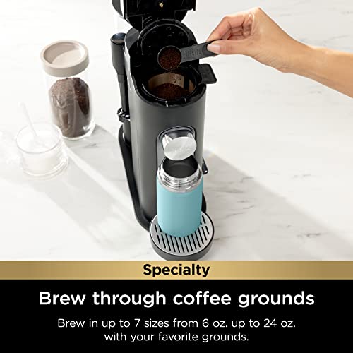 Single-Serve Coffee Maker with Milk Frother, K-Cup Compatible, 6 to 24 oz, Sage Green W958185