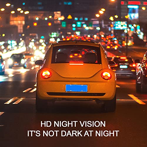 Dash Cam 2 Channel 1080P Dual Cameras FHD DVR 3.0" IPS Screen 170° Wide Angle G-Sensor Parking Monitor Loop Recording Motion Detection WDR Night Vision U288077