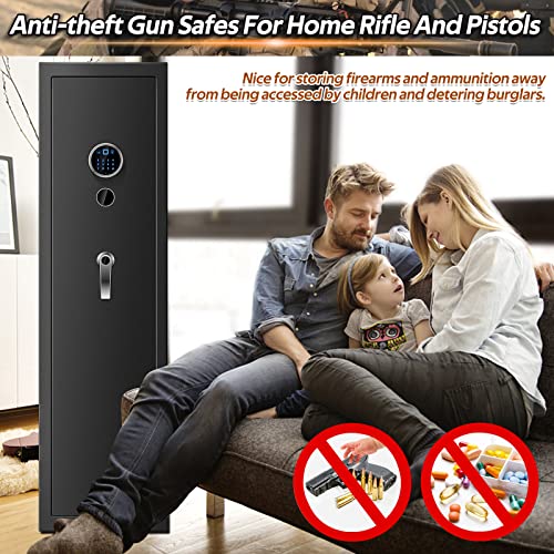Fire Resistant Rifle Gun Safe with Removable Shelf for Home N958808
