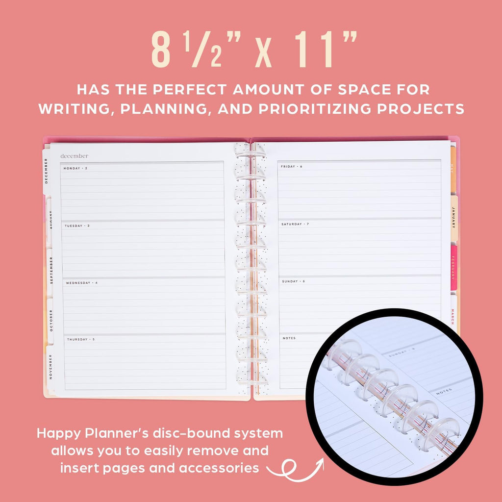12-Month Academic Planner, July 2024–June 2025, Daily and Monthly, Big Size, Horizontal Layout, 72 Pages I29299