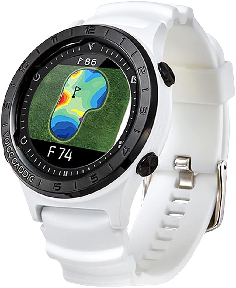 A2 Lightweight Hybrid Golf GPS Watch | Slope Mode, Color Touchscreen, Green Undulation | 40,000 Worldwide Preloaded Courses | Golf Watch for Men & Women