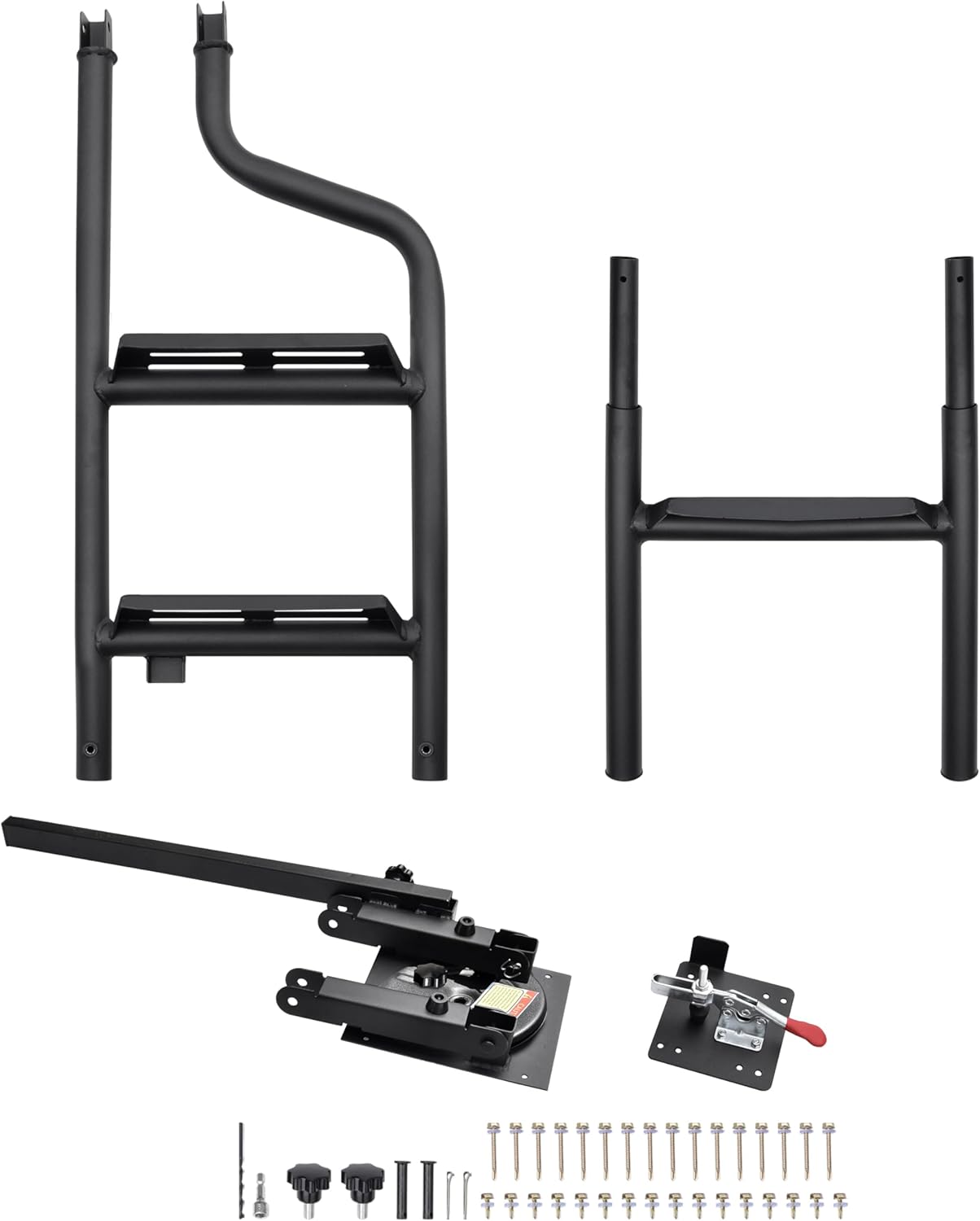 Foldable Pickup Truck Tailgate Ladder with Grab Handle L9291