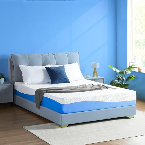 King Size 10 Inch Gel Memory Foam Mattress, Medium Firm D17740