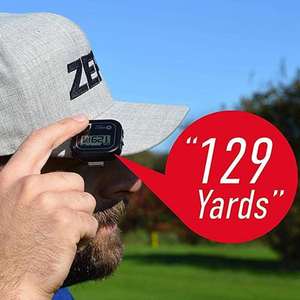 Talking GPS Golf Rangefinder with Slope Mode, 18-Hour Battery, 40,000 Preloaded Courses W945