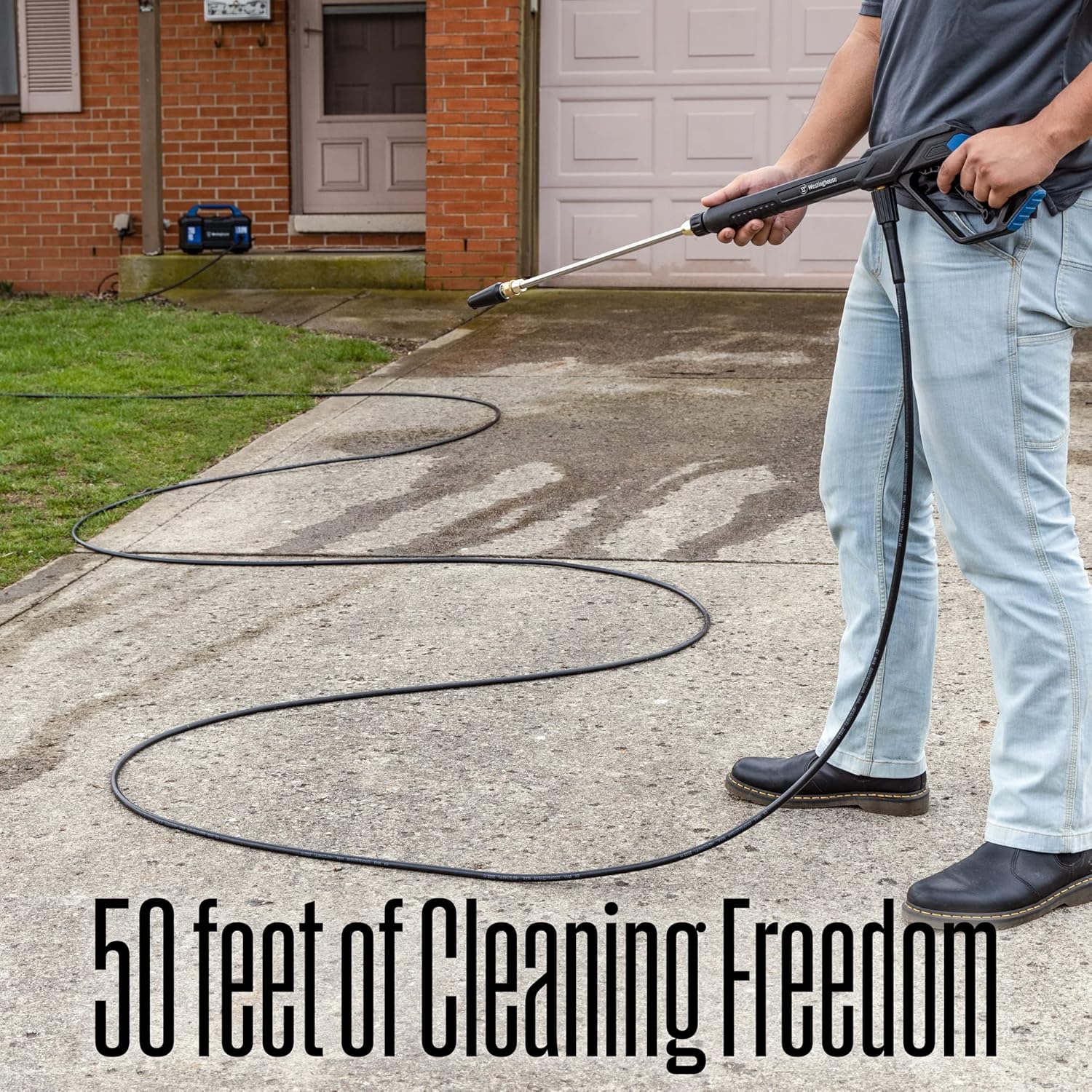 Electric Pressure Washer 2300 PSI with 50 ft Hose Y856484