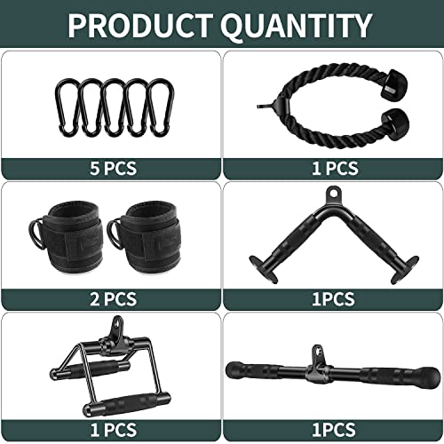 Steel Cable Machine Attachments for Home Gym Triceps Lat Pulldown D68591