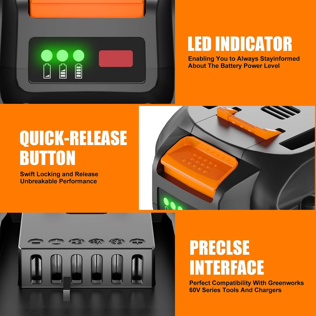 40V 3.5Ah Replacement Battery for 40V Cordless Tools S713