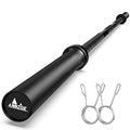 Olympic Barbell Bar 7-Foot Weight Bar, Rated 700 lbs for Weight Capacity, Men’s Solid Iron Weighted Workout Barbell Weight Straight Weightlifting Technique Bar