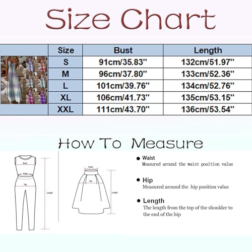 V Neck Tie Dye Maxi Sundress A24874