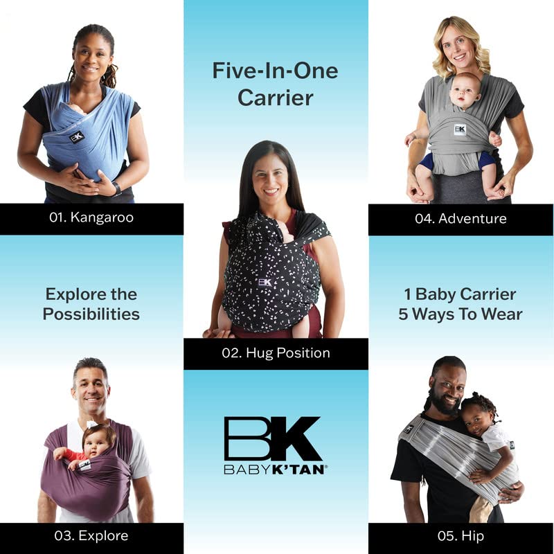 Baby Carrier Pre-Wrapped Soft Sling for Newborn to Toddler Y29390